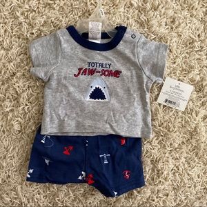 Lot of 0-3M baby boy clothes